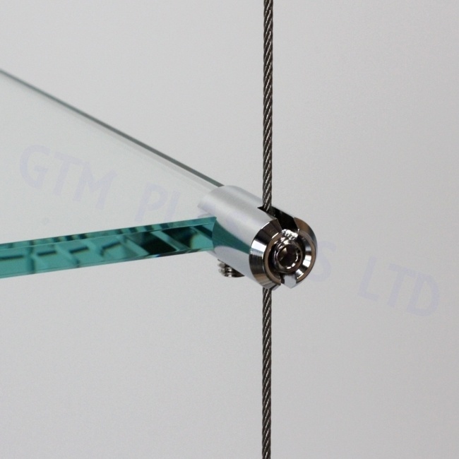 Shelf clamps - Cable suspended